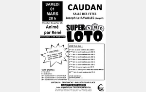 LOTO 2 CAUDAN NATATION 2025 avec René